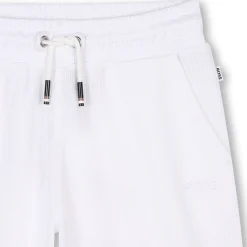 Best BOSS Short de jogging gaufré BLANC