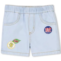 Outlet KENZO KIDS Short en jean BLEACH POUSSE
