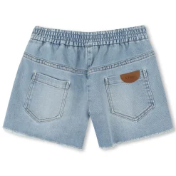 Online CHLOE Short en jean à lacets BLEACH