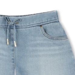 Online CHLOE Short en jean à lacets BLEACH
