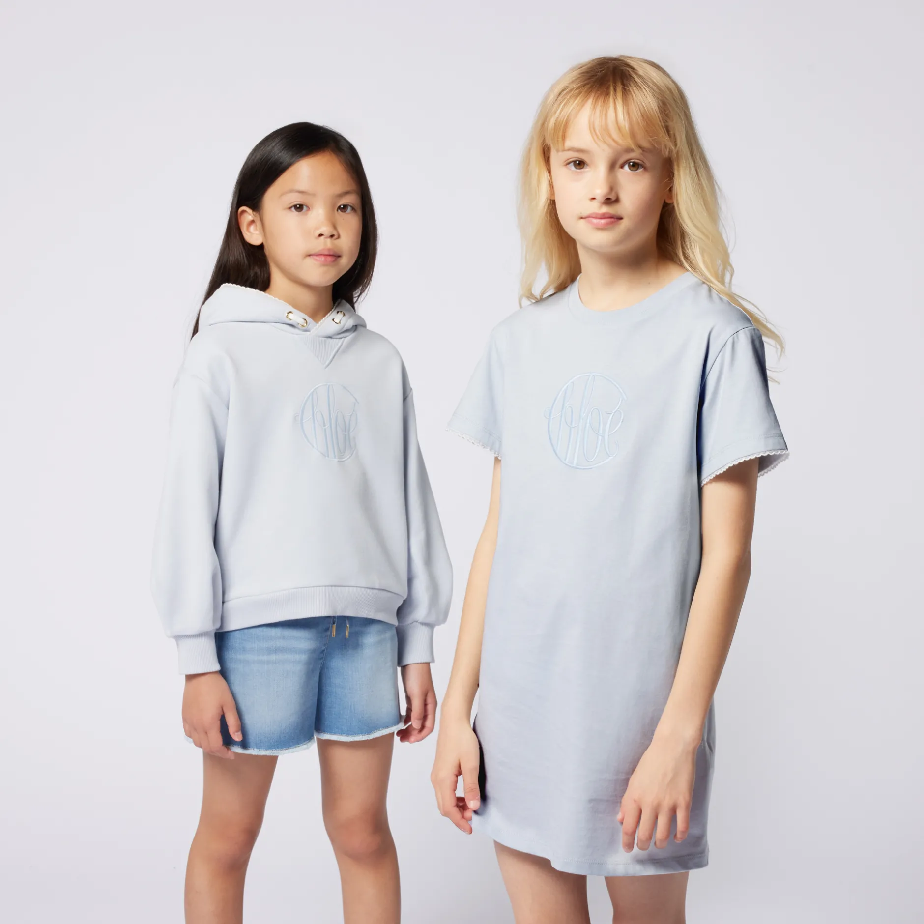 Online CHLOE Short en jean à lacets BLEACH