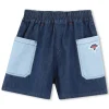 Fashion KENZO KIDS Short en jean à poches DBLE STONE+BROSSAGE