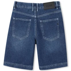 Online BOSS Short en jean 5 poches STONE PULVERISATION