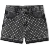 Sale MARC JACOBS Short en jean avec strass BLACK