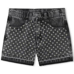 Sale MARC JACOBS Short en jean avec strass BLACK