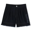 Sale LANVIN Short en jean siglé RINSE WASH