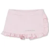Sale GIVENCHY Short en molleton à volant MARSHMALLOW