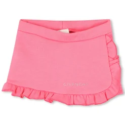 Online GIVENCHY Short en molleton à volant ROSE SORBET