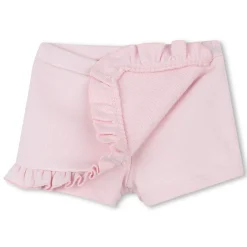 Sale GIVENCHY Short en molleton à volant MARSHMALLOW