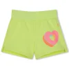 Outlet BILLIEBLUSH Short en molleton avec coeurs JAUNE FLUO