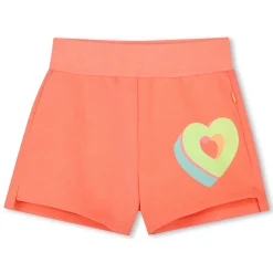 New BILLIEBLUSH Short en molleton avec coeurs CORAIL FLUO