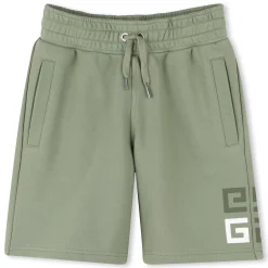 Sale GIVENCHY Short en molleton avec imprimé DEEP OLIVE