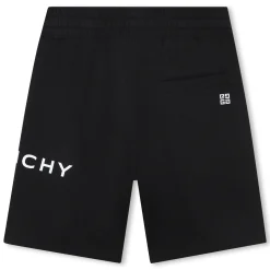 New GIVENCHY Short en molleton avec imprimé BLACK