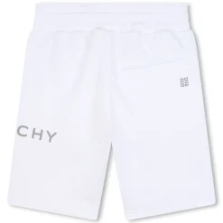 Outlet GIVENCHY Short en molleton avec imprimé BLANC