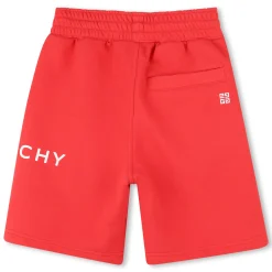 Discount GIVENCHY Short en molleton avec imprimé ROUGE BANDANAS