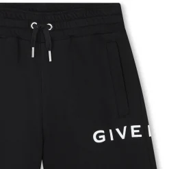 New GIVENCHY Short en molleton avec imprimé BLACK