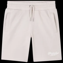 Clearance GIVENCHY Short en molleton brodé LIME STONE