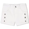 Best CHLOE Short en sergé OFFWHITE