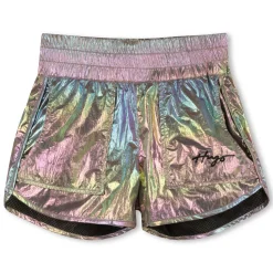 Discount HUGO Short froissé LAME ARGENT