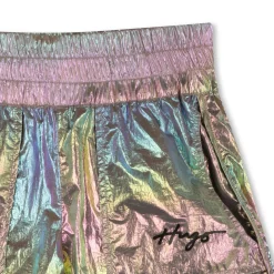 Discount HUGO Short froissé LAME ARGENT
