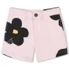 Best MARC JACOBS Short imprimé en coton ROSEE