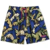 Discount KENZO KIDS Short imprimé en coton WAVE BLUE