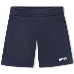 Online BOSS Short uni molletonné BLEU CARGO
