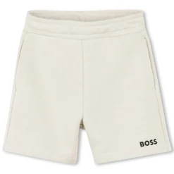 Discount BOSS Short uni molletonné VANILLE