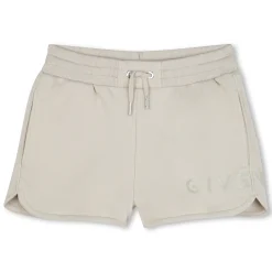 New GIVENCHY Short évasé en molleton LIME STONE