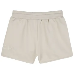 New GIVENCHY Short évasé en molleton LIME STONE
