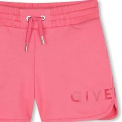 Discount GIVENCHY Short évasé en molleton ROSE SORBET