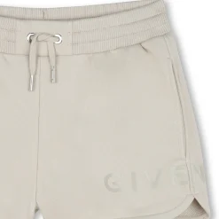 New GIVENCHY Short évasé en molleton LIME STONE