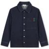 Online LANVIN Surchemise en jean avec sigle DENIM INDIGO BLUE