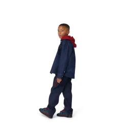 Online LANVIN Surchemise en jean avec sigle DENIM INDIGO BLUE