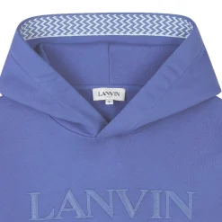 Hot LANVIN Sweat-shirt à capuche GRAY BLUE