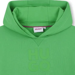 Sale HUGO Sweat-shirt à capuche ISLAND GREEN