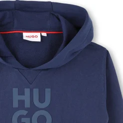 Outlet HUGO Sweat-shirt à capuche MEDIEVAL BLUE