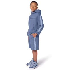 Hot LANVIN Sweat-shirt à capuche GRAY BLUE