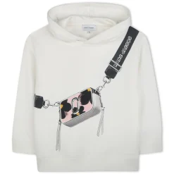 Outlet MARC JACOBS Sweat-shirt à capuche molleton IVOIRE PASTEL