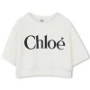 Best CHLOE Sweat-shirt à manches courtes OFFWHITE