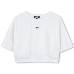 Best DKNY Sweat-shirt à manches courtes BLANC