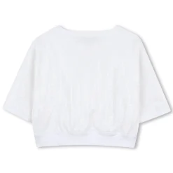 Best DKNY Sweat-shirt à manches courtes BLANC