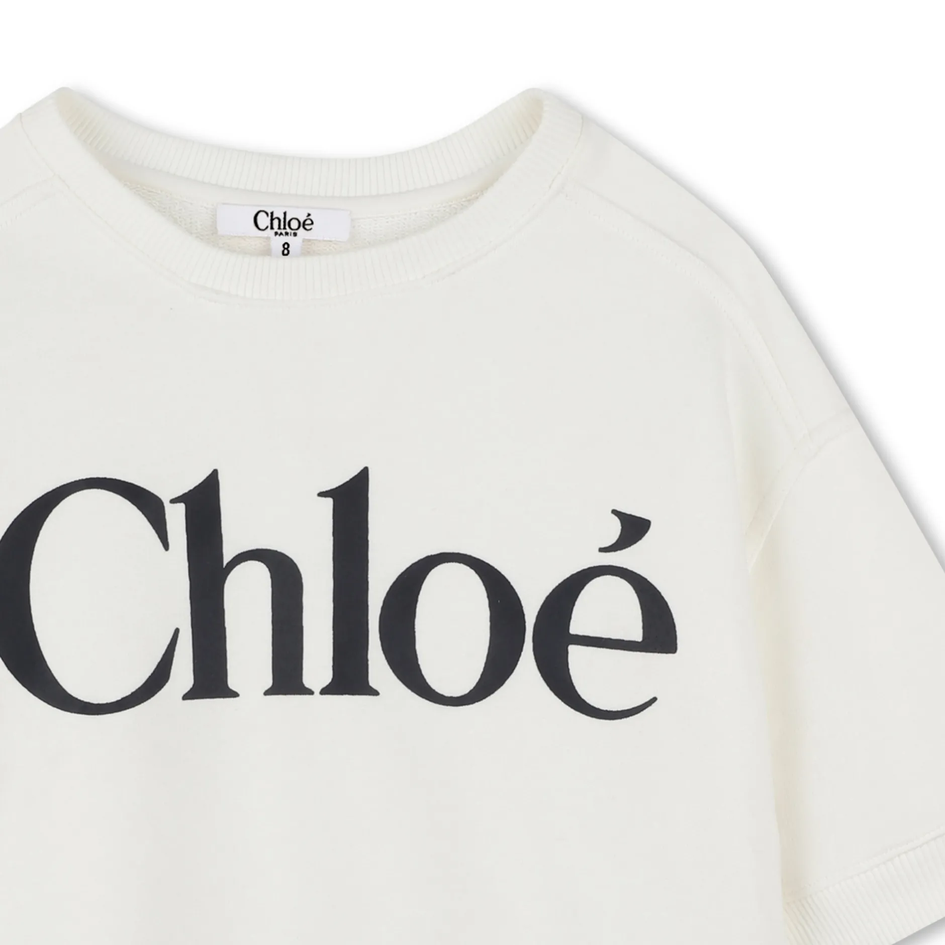 Best CHLOE Sweat-shirt à manches courtes OFFWHITE
