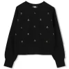 Outlet KARL LAGERFELD KIDS Sweat-shirt à manches longues BLACK