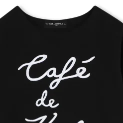 Clearance KARL LAGERFELD KIDS Sweat-shirt avec broderie BLACK