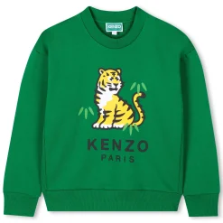 Fashion KENZO KIDS Sweat-shirt avec imprimé LODEN