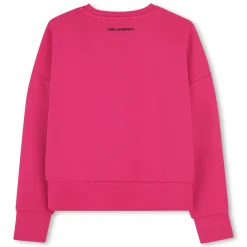 Hot KARL LAGERFELD KIDS Sweat-shirt avec imprimé ROSE TAGADA