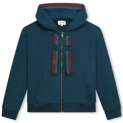 Hot LANVIN Sweat-shirt avec sigle brodé PETROLBLUE