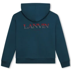 Hot LANVIN Sweat-shirt avec sigle brodé PETROLBLUE