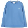 Sale BOSS Sweat-shirt col rond uni GIRBLUE